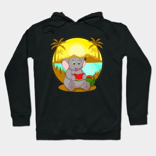 BEACH PLEASE, ELEPHANT Hoodie